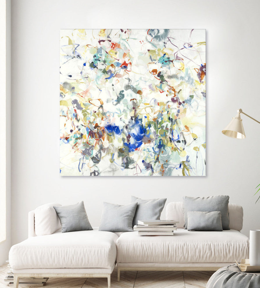 Party Time III - 84 x 84 by Lisa Ridgers