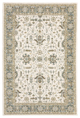 Oriental Weavers Sphinx Andorra 9537P Rug, Ivory/Blue, 8'6"x11'7"