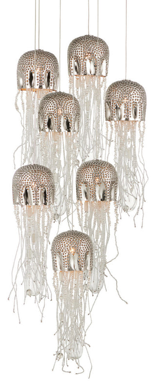 Medusa Round 7-Light Multi-Drop Pendant