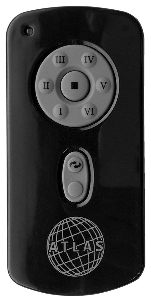 Irene-3 Paddle Fan, Matte Black, 52", Gray Ash Blades