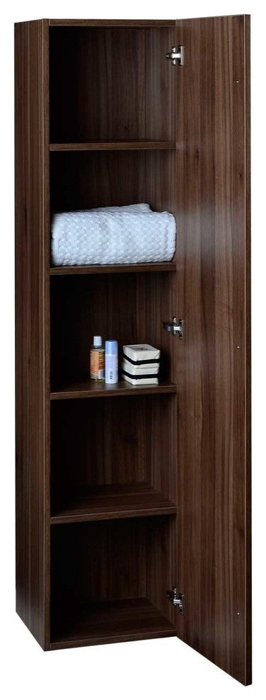 16" x 67" Linen Cabinet, Walnut TN-N1200-SC-WN