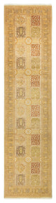 Mogul, One-of-a-Kind Hand-Knotted Runner Ivory, 3'2"x12'6"