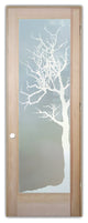 Interior Prehung Door or Interior Slab Door - Winter Tree - Douglas Fir...