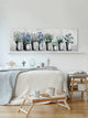 "Tulips and Blues" Painting Print on Wrapped Canvas