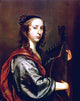 Jan Mijtens Lady Playing the Lute Wall Decal