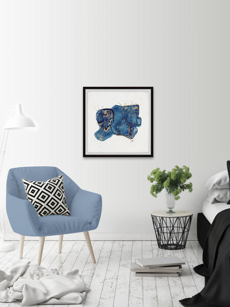 "Distorted Anomaly" Framed Painting Print, 18x18