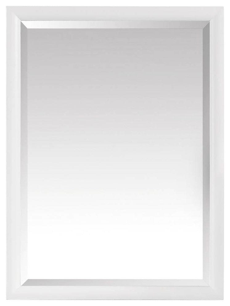 Avanity Emma 24" Mirror, Dove Gray, White