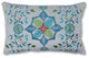 Snowflakes and Berries Lumbar Pillow  Multicolored