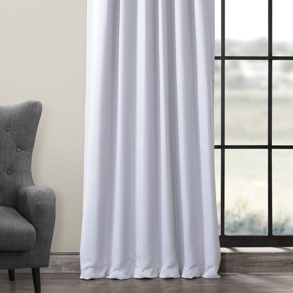 Fog Gray Room Darkening Curtain, Set of 2, 50"x96"