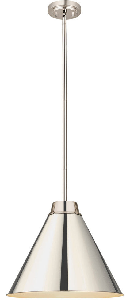 Zlite 6011P18-PN 1-Light Pendant, Polished Nickel
