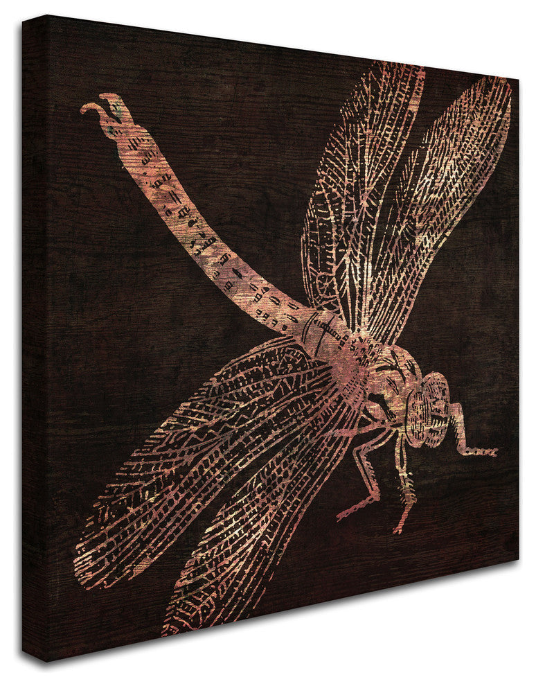 Color Bakery 'Dragonfly' Canvas Art, 18"x18"