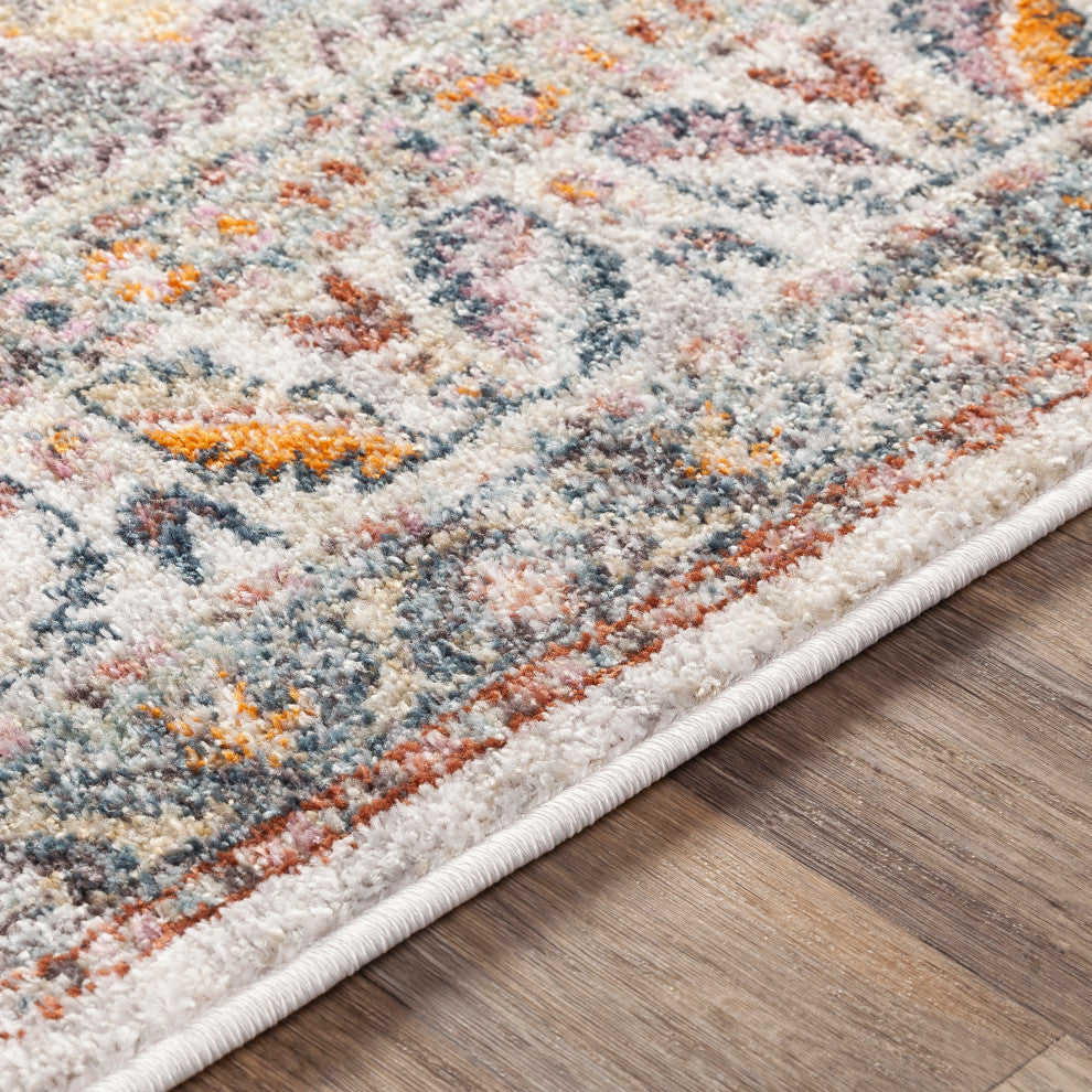 New Mexico NWM-2309 Rustic Colorful/Gray 7'10"x10'3" Area Rug
