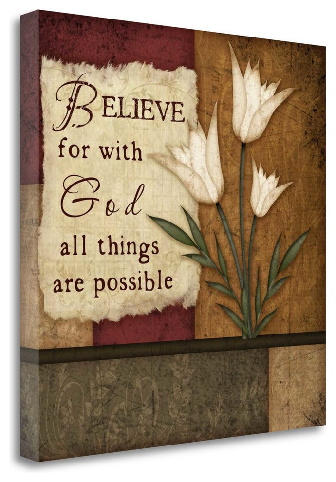 "Believe" By Jennifer Pugh, Giclee Print on Gallery Wrap Canvas, Ready to Hang