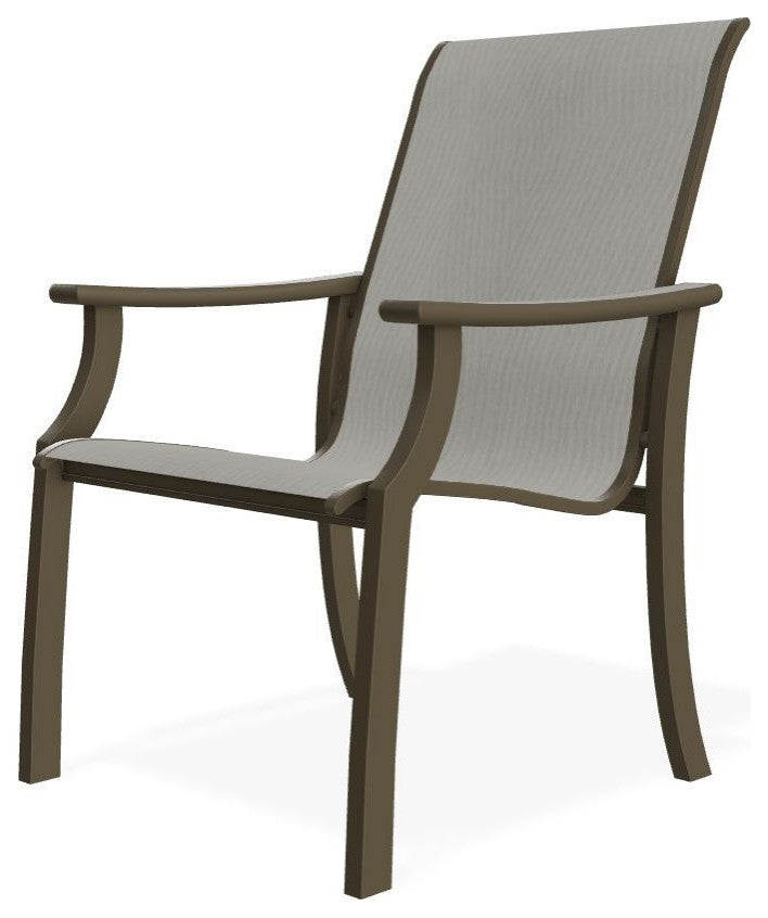 St. Catherine Sling Outdoor Armchair, Augustine Oyster/Beachwood