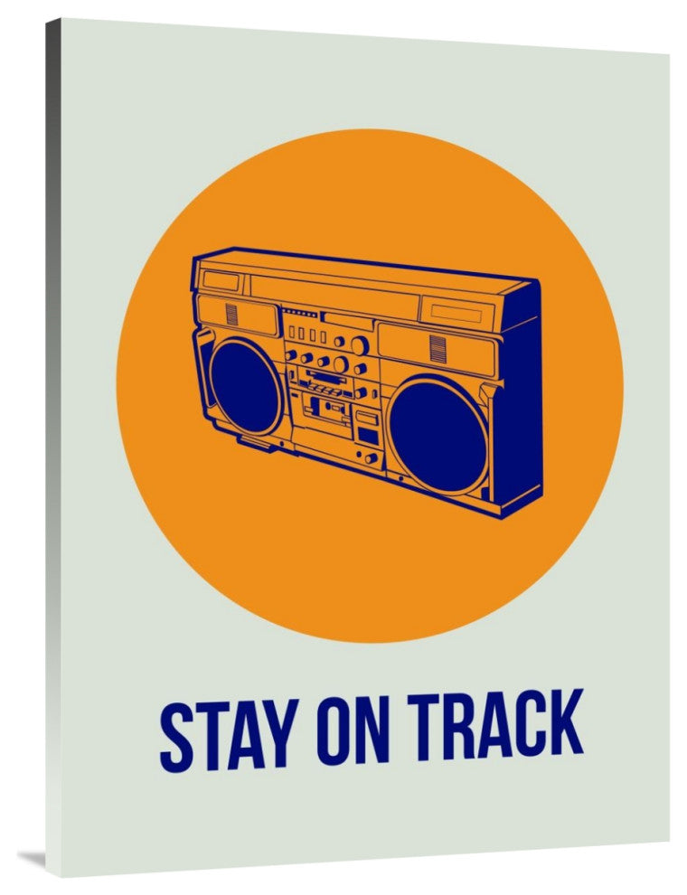 "Stay On Track BoomBox 1" Fine Art Print