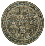 Oriental Weavers Andorra Green/ Brown Oriental Indoor Area Rug 7'10" RND