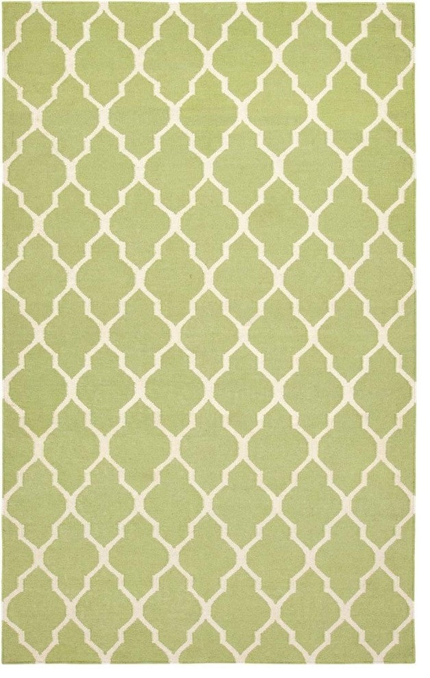 Rizzy Home Swing SG2100 Green Trellis Area Rug, Rectangular 3'x5'