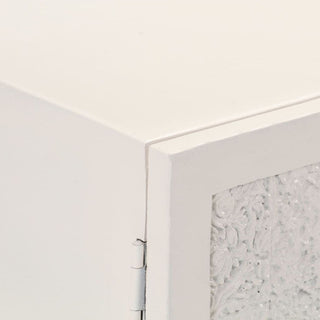 vidaXL Sideboard Kitchen Buffet Cabinet with Carved Design Solid Wood Mango