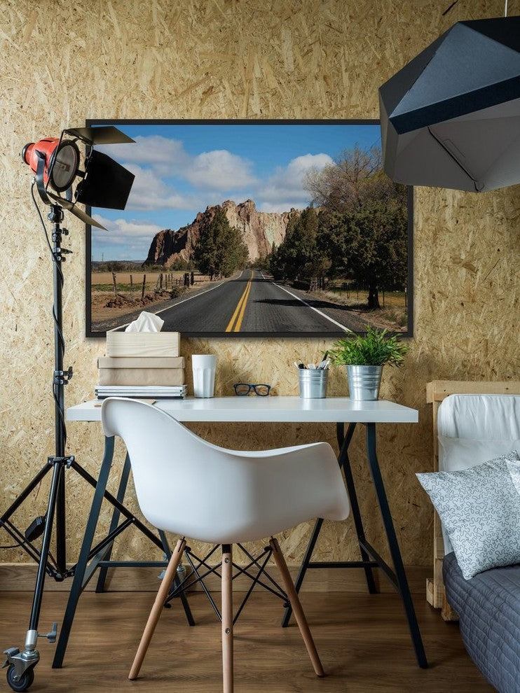 "On the Road Again" Floater Framed Painting Print on Canvas, 36"x24"