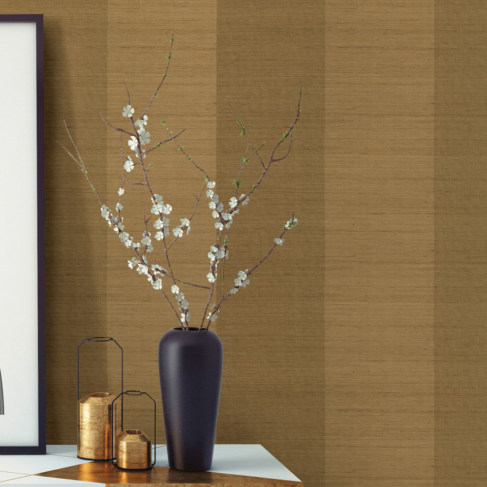 Sying Cream Grasscloth Wallpaper, Bolt
