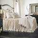 3 Piece Luna Bedspread Set, Light Tan, Full