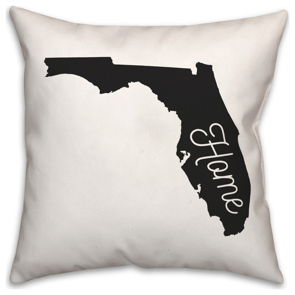 Florida Home 18x18 Spun Poly Pillow