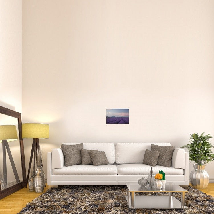 "Lavender Field" Stretched Canvas Giclee by Rostovskiy Anton, 18x12"