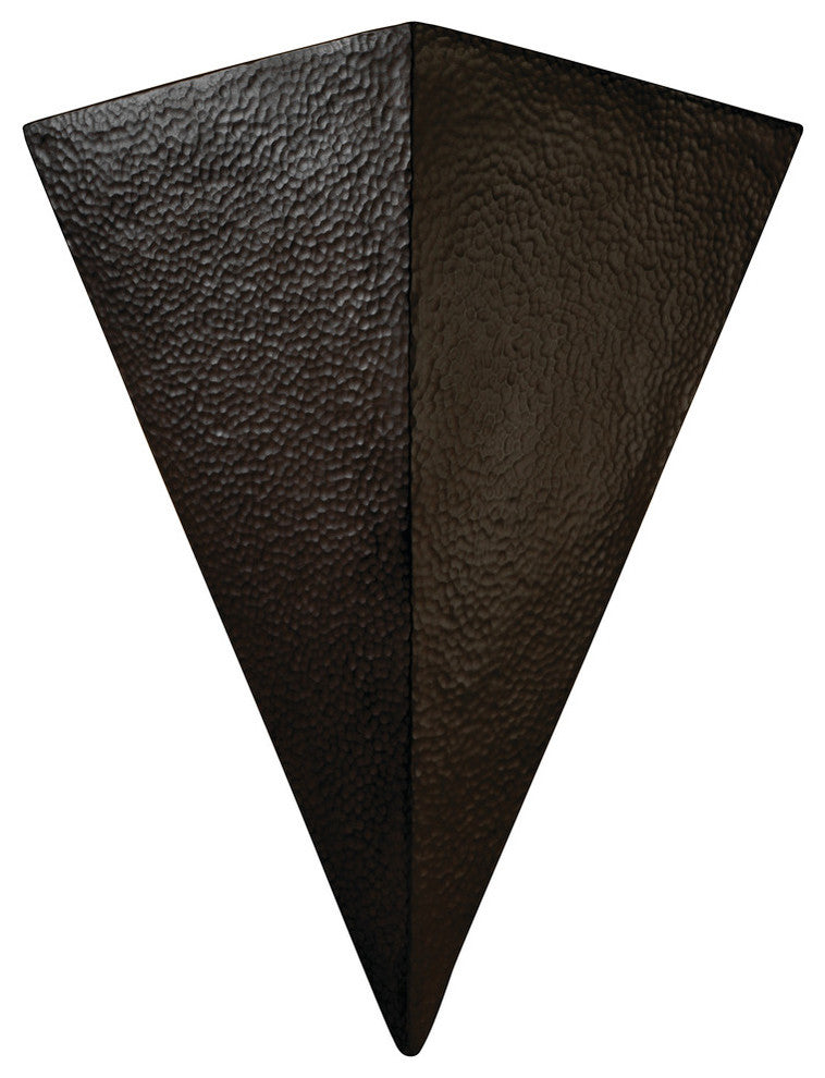 Ambiance Triangle Outdoor Wall Sconce, Iron