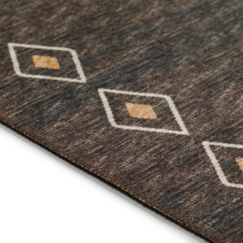 Dalyn Indoor/Outdoor Sedona SN3 Fudge Washable 2'3" x 12' Runner Rug