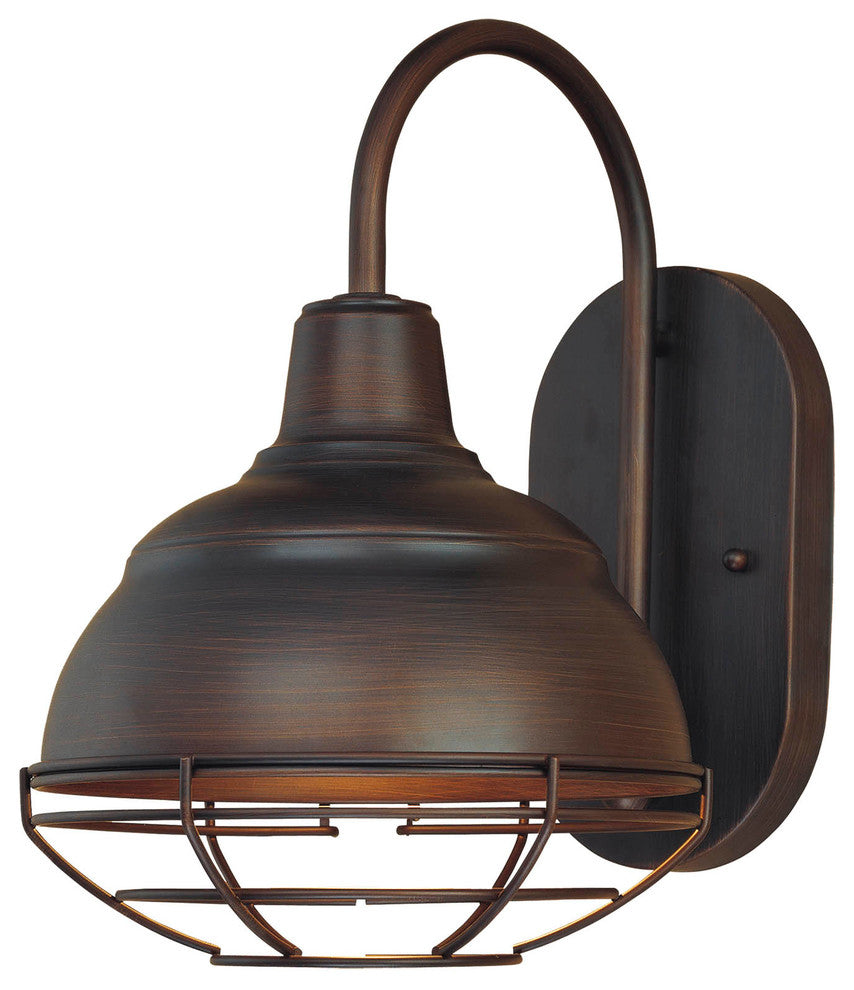 Millennium Lighting Neo-Industrial Sconce, Rubbed Bronze