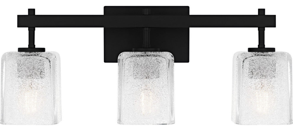 Brenthouse Three Light Bath in Matte Black