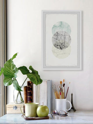 "Metallic Marble" Framed Painting Print, 8"x12"