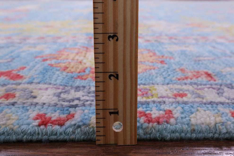 Turkish Oushak Hand-Knotted Wool Rug 7' 9" X 10' 0" - Q13477