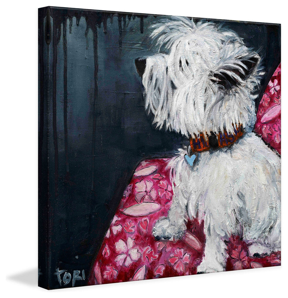 "Dash in the Front" Canvas Print by Tori Campisi, 30x30 cm