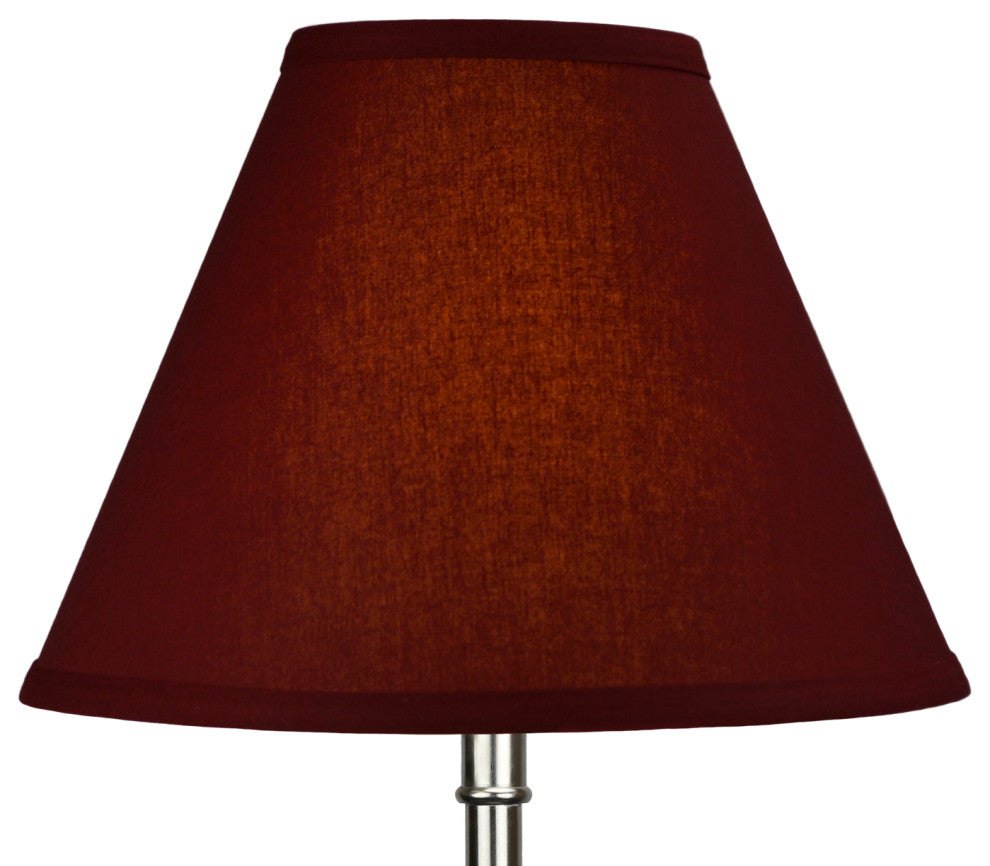 Fenchel Shades 5"x12"x9" Empire Lamp Shade, Linen Brick