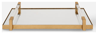 Uttermost Deki Gold Mirrored Tray