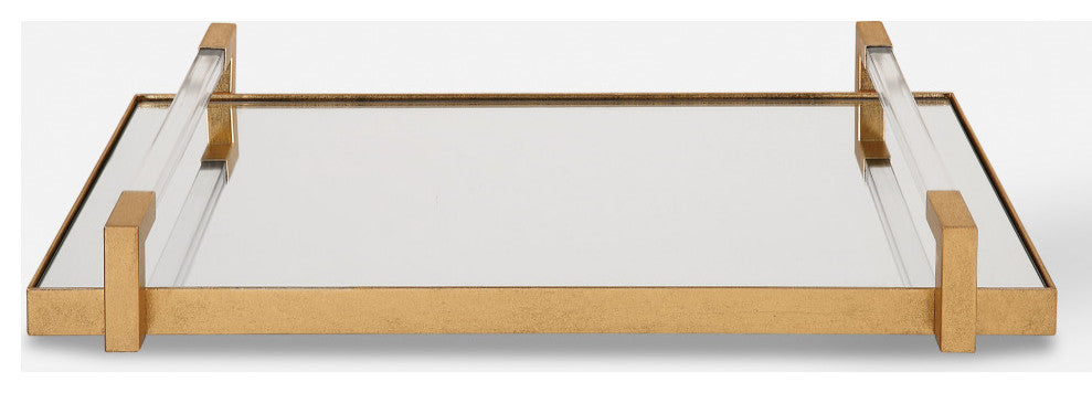 Uttermost Deki Gold Mirrored Tray