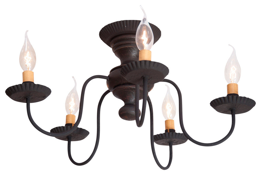 Thorndale Ceiling Light in Black