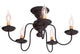 Thorndale Ceiling Light in Black