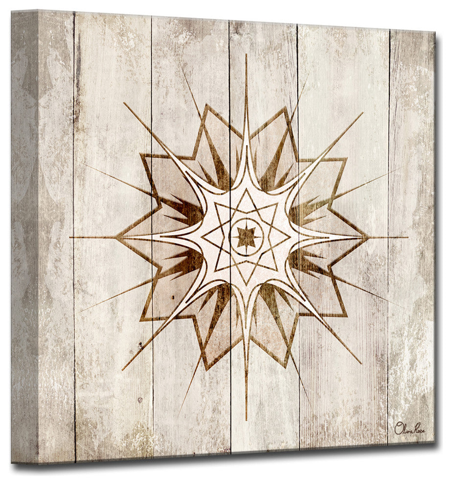 Ready2HangArt Inspirational 'Sun Star I' Wrapped Canvas Wall Art