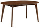 Oval Wood Dining Table, Dark Walnut