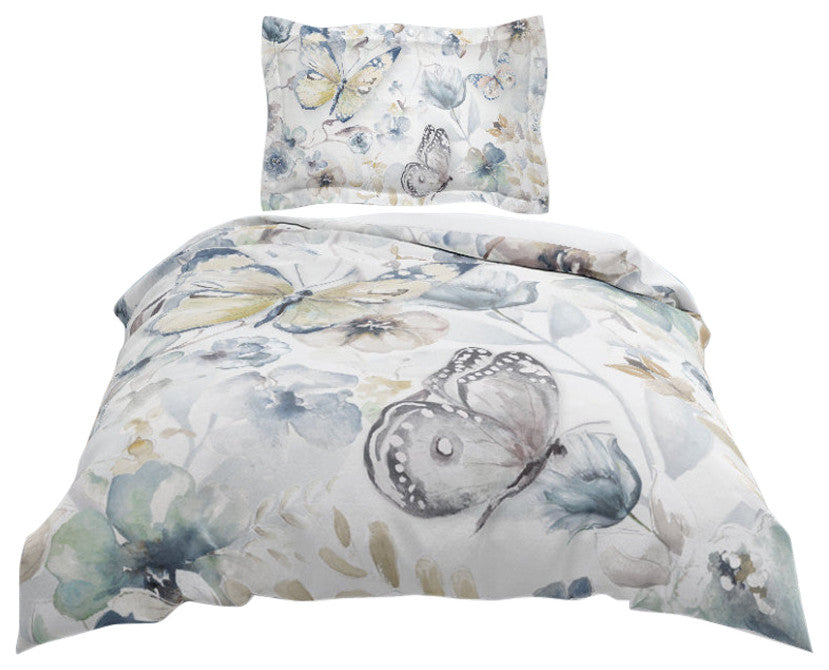 Wildflower Butterfly Comforter