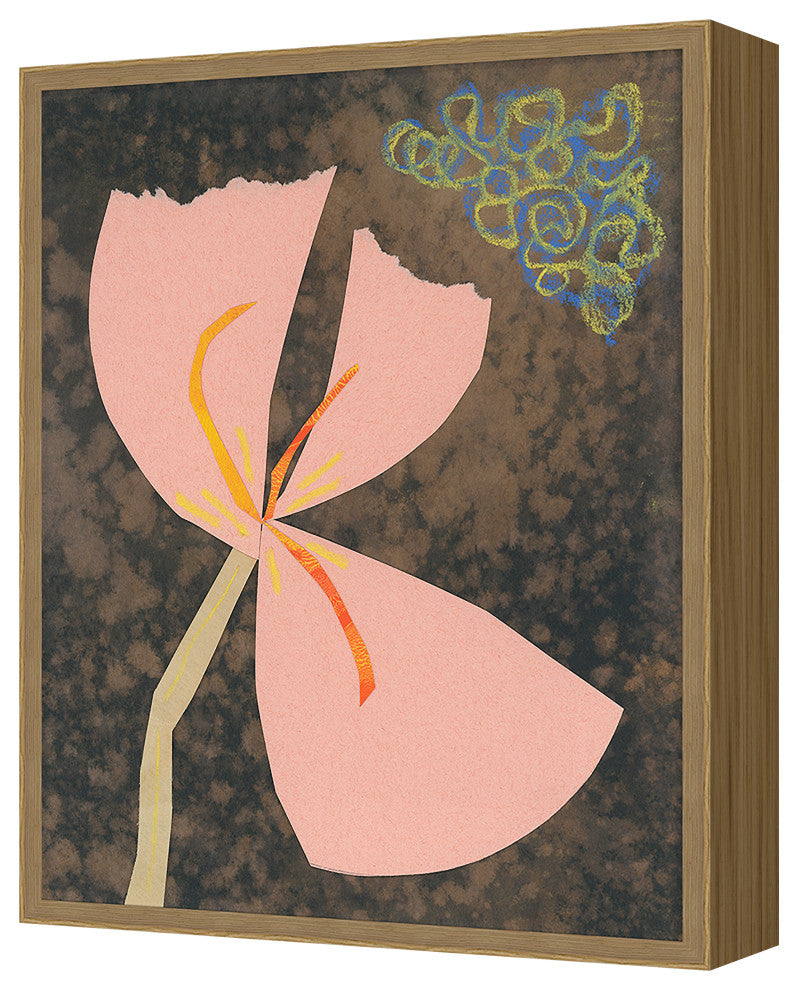 Flower Collage 5 Fine Art Print, Oak, 30"x24"
