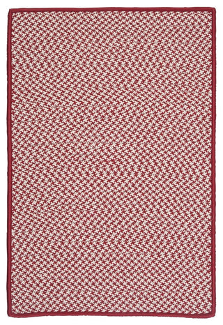 Outdoor Houndstooth Tweed OT79 Sangria Indoor/Outdoor Area, Rectangular 7'x9'