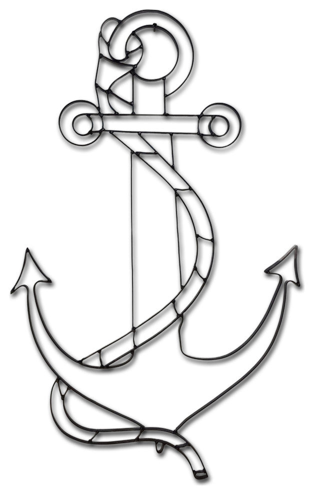 Metal Anchor Wall Decor and Sculpture