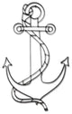 Metal Anchor Wall Decor and Sculpture