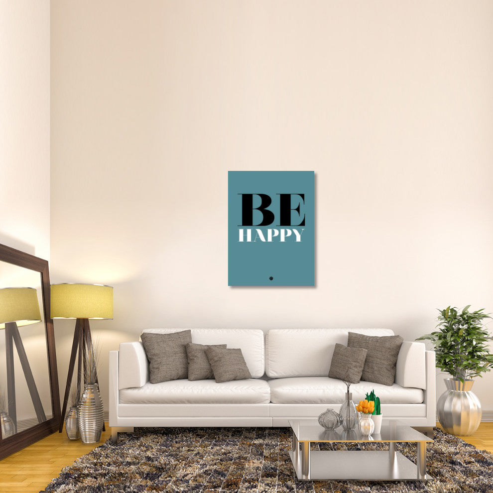 "Be Happy Poster 1" Fine Art Print