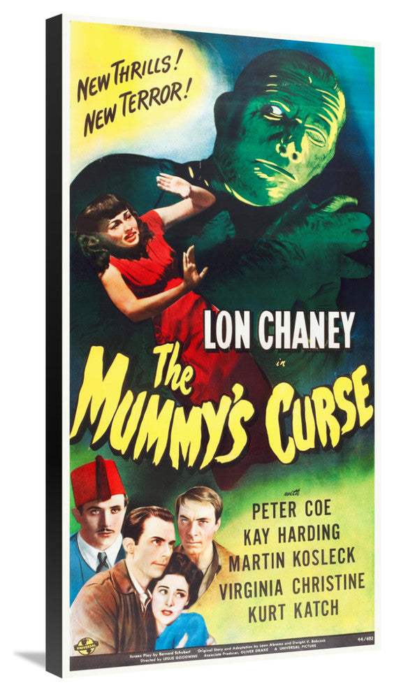 "Mummy's Curse" Stretched Canvas Giclee by Hollywood Photo Archive, 19x36"