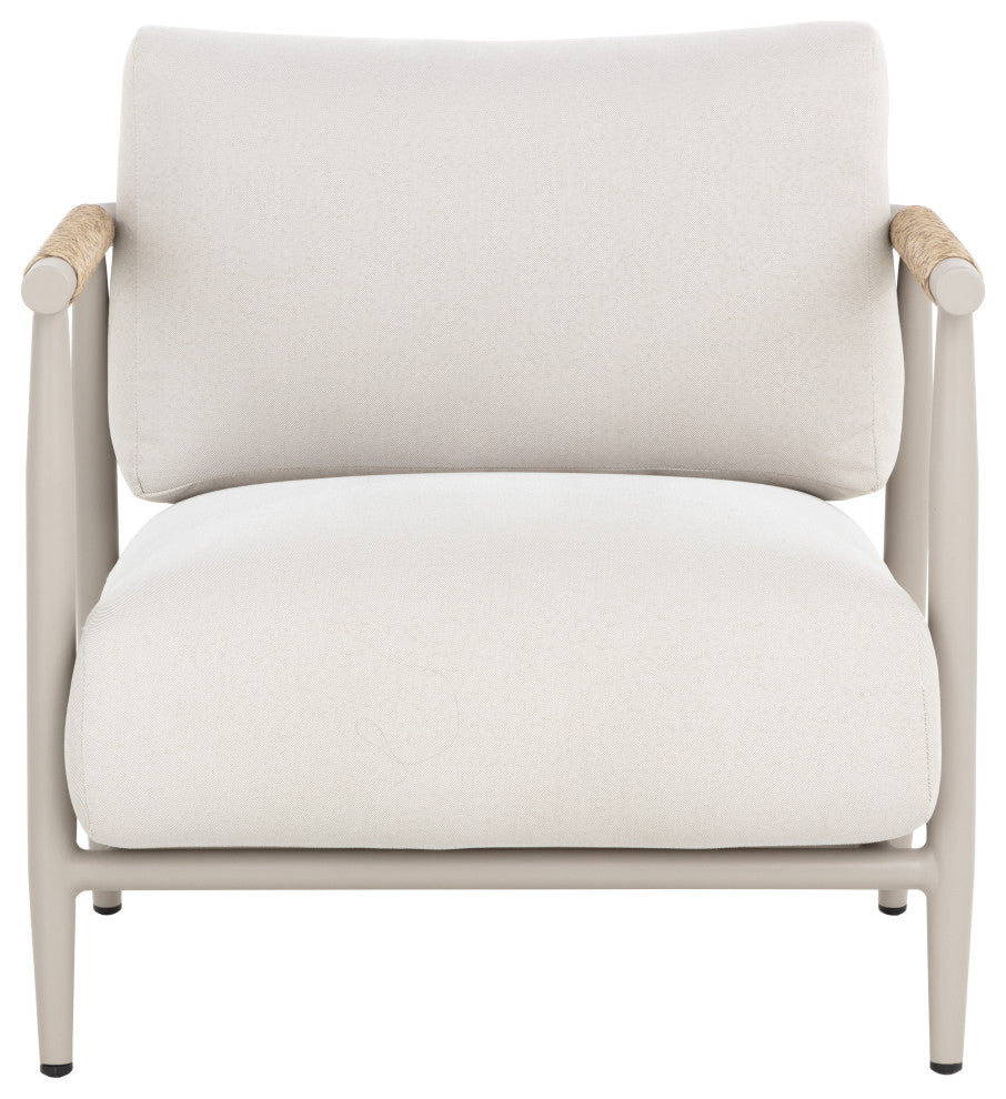 Muros Lounge Chair, Greige, Palazzo Cream