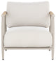 Muros Lounge Chair, Greige, Palazzo Cream